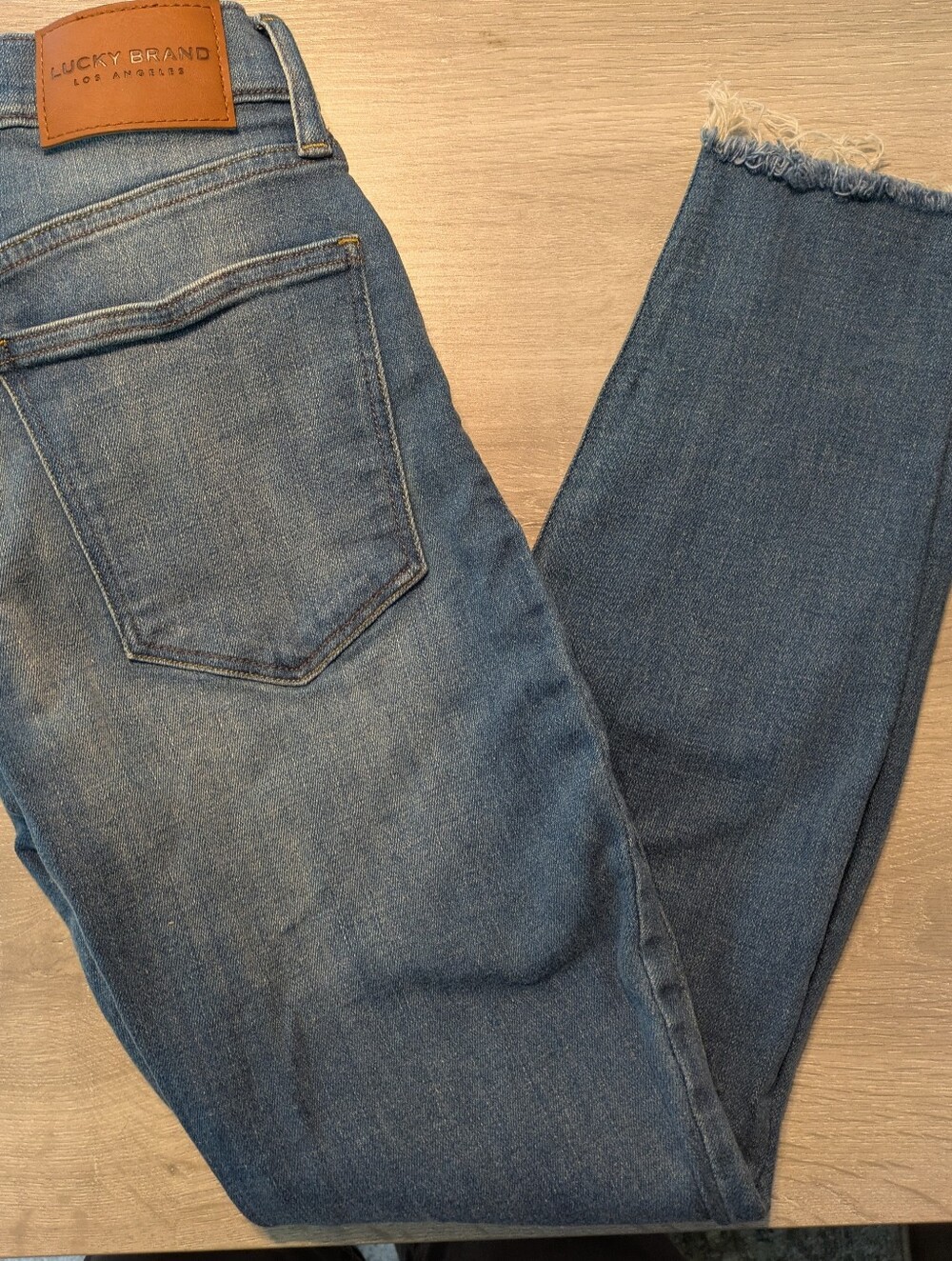 Lucky Brand High Rise Skinny Bridgette Jeans - Light Blue - Picture 3 of 5